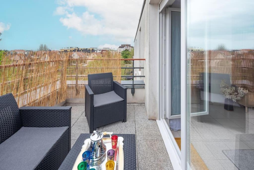 L'Excellence-8Min Aeroport-Terrasse-Parking Prive Apartment Lingolsheim Exterior photo